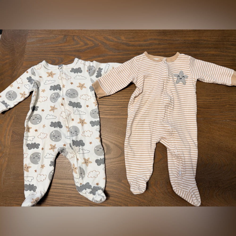 Cozy Cloud and Stripe Footie Set for Kids